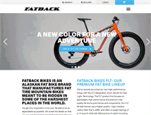 Tablet Screenshot of fatbackbikes.com